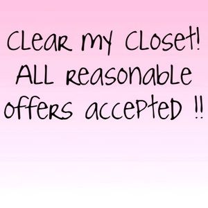 Help me clear my closet!